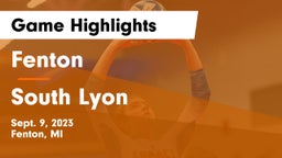 Fenton  vs South Lyon  Game Highlights - Sept. 9, 2023