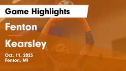 Fenton  vs Kearsley Game Highlights - Oct. 11, 2023