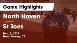 North Haven  vs St Joes Game Highlights - Dec. 3, 2023