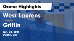 West Laurens  vs Griffin  Game Highlights - Jan. 20, 2023