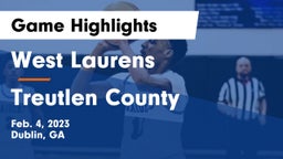 West Laurens  vs Treutlen County   Game Highlights - Feb. 4, 2023