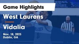 West Laurens  vs Vidalia  Game Highlights - Nov. 18, 2023