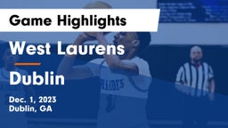 West Laurens  vs Dublin Game Highlights - Dec. 1, 2023