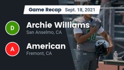 Recap: Archie Williams  vs. American  2021