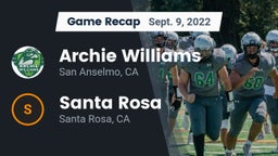 Recap: Archie Williams  vs. Santa Rosa  2022