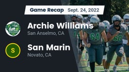 Recap: Archie Williams  vs. San Marin  2022