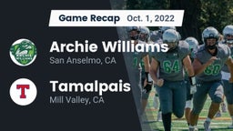 Recap: Archie Williams  vs. Tamalpais  2022