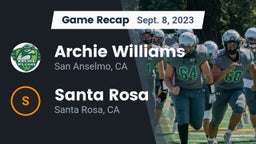 Recap: Archie Williams  vs. Santa Rosa  2023