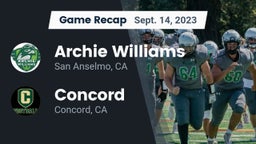 Recap: Archie Williams  vs. Concord  2023