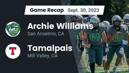 Recap: Archie Williams  vs. Tamalpais  2023