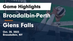 Broadalbin-Perth  vs Glens Falls  Game Highlights - Oct. 20, 2023