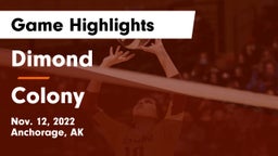 Dimond  vs Colony Game Highlights - Nov. 12, 2022
