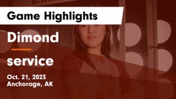 Dimond  vs service Game Highlights - Oct. 21, 2023
