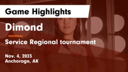 Dimond  vs Service Regional tournament Game Highlights - Nov. 4, 2023