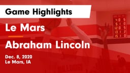 Le Mars  vs Abraham Lincoln  Game Highlights - Dec. 8, 2020