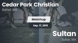Matchup: Cedar Park vs. Sultan  2016