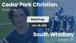 Matchup: Cedar Park vs. South Whidbey  2016