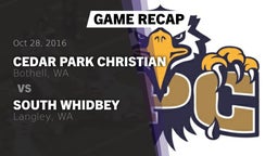 Recap: Cedar Park Christian  vs. South Whidbey  2016