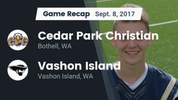 Recap: Cedar Park Christian  vs. Vashon Island  2017