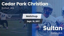 Matchup: Cedar Park vs. Sultan  2017