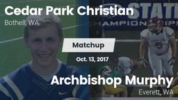 Matchup: Cedar Park vs. Archbishop Murphy  2017