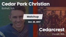 Matchup: Cedar Park vs. Cedarcrest  2017