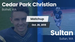 Matchup: Cedar Park vs. Sultan  2018