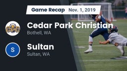 Recap: Cedar Park Christian  vs. Sultan  2019
