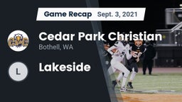 Recap: Cedar Park Christian  vs. Lakeside 2021