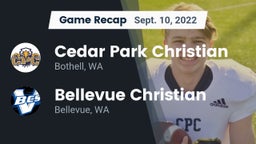 Recap: Cedar Park Christian  vs. Bellevue Christian  2022