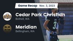 Recap: Cedar Park Christian  vs. Meridian  2023