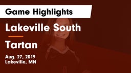 Lakeville South  vs Tartan  Game Highlights - Aug. 27, 2019