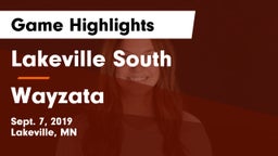 Lakeville South  vs Wayzata  Game Highlights - Sept. 7, 2019