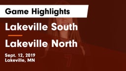 Lakeville South  vs Lakeville North  Game Highlights - Sept. 12, 2019