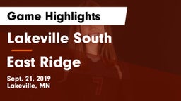 Lakeville South  vs East Ridge  Game Highlights - Sept. 21, 2019