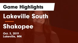 Lakeville South  vs Shakopee  Game Highlights - Oct. 3, 2019