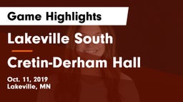Lakeville South  vs Cretin-Derham Hall  Game Highlights - Oct. 11, 2019