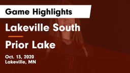 Lakeville South  vs Prior Lake  Game Highlights - Oct. 13, 2020