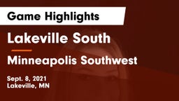 Lakeville South  vs Minneapolis Southwest  Game Highlights - Sept. 8, 2021