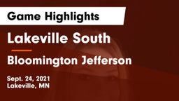 Lakeville South  vs Bloomington Jefferson  Game Highlights - Sept. 24, 2021