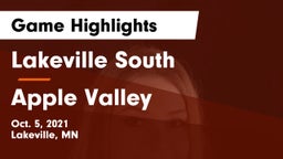 Lakeville South  vs Apple Valley  Game Highlights - Oct. 5, 2021