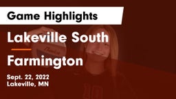 Lakeville South  vs Farmington  Game Highlights - Sept. 22, 2022