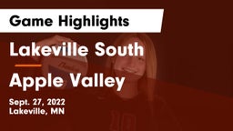 Lakeville South  vs Apple Valley  Game Highlights - Sept. 27, 2022