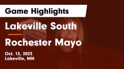 Lakeville South  vs Rochester Mayo  Game Highlights - Oct. 13, 2023