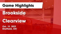 Brookside  vs Clearview  Game Highlights - Oct. 19, 2023