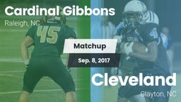 Matchup: Cardinal Gibbons vs. Cleveland  2017