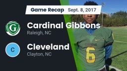 Recap: Cardinal Gibbons  vs. Cleveland  2017