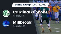 Recap: Cardinal Gibbons  vs. Millbrook  2017