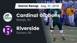 Recap: Cardinal Gibbons  vs. Riverside  2018