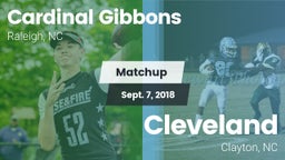 Matchup: Cardinal Gibbons vs. Cleveland  2018